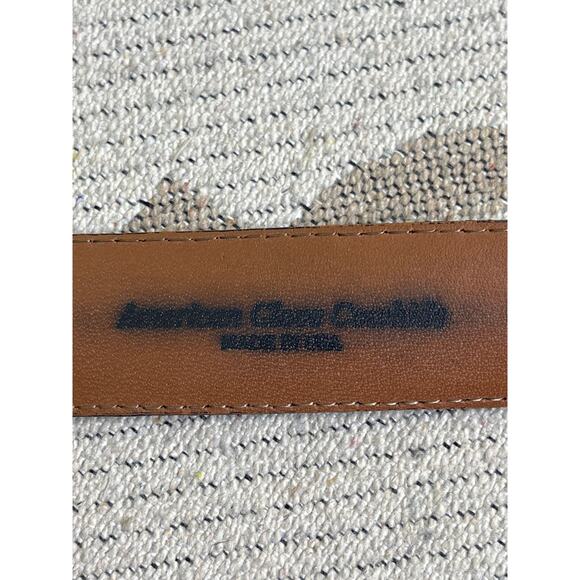 Johnston & Murphy cowhide dress belt- made in USA-black/brown, j280, size 34 - Picture 11 of 17